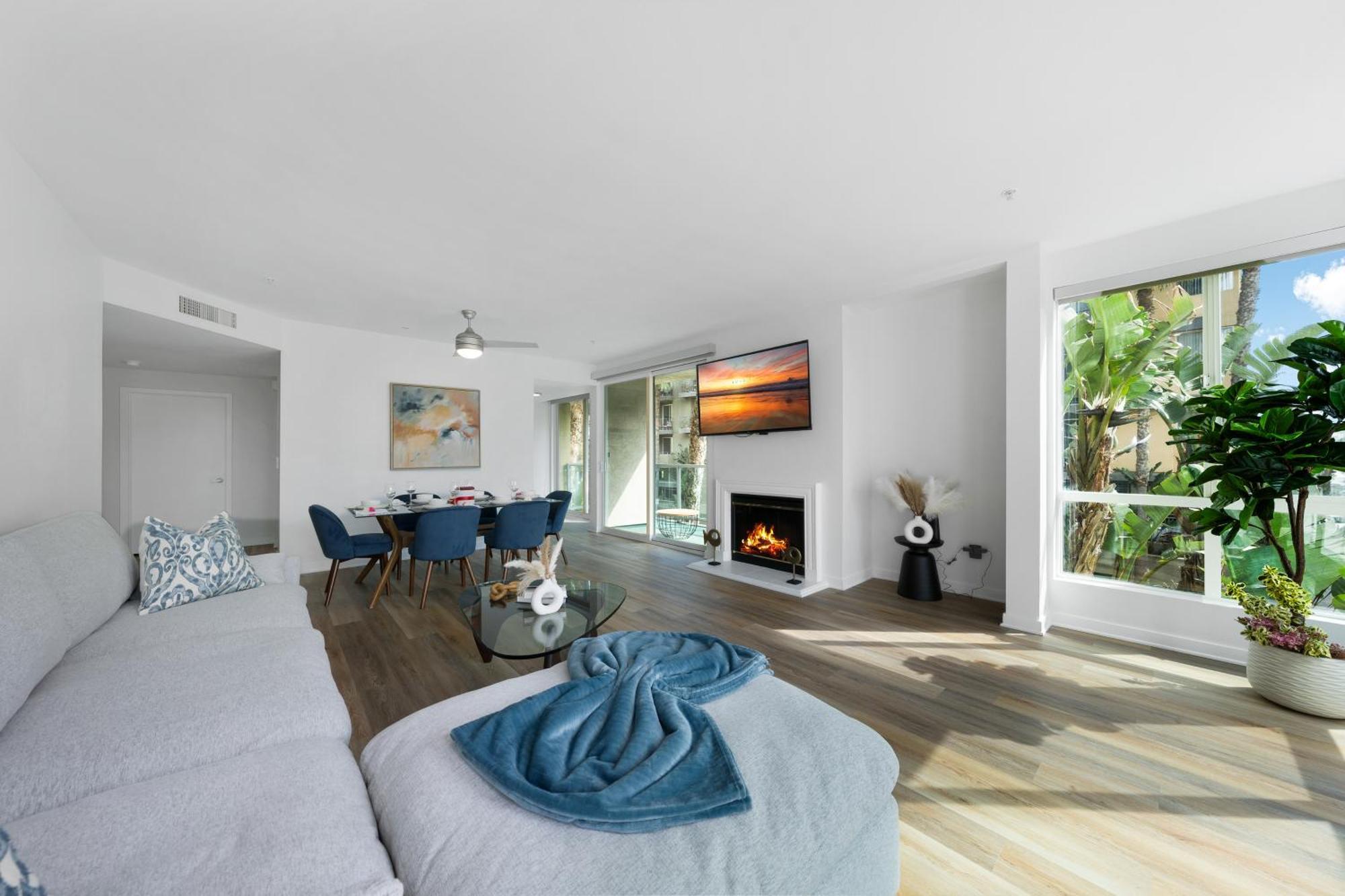 Apartamento The Turquoise Lounge - Chic 2br View Pool, Sauna