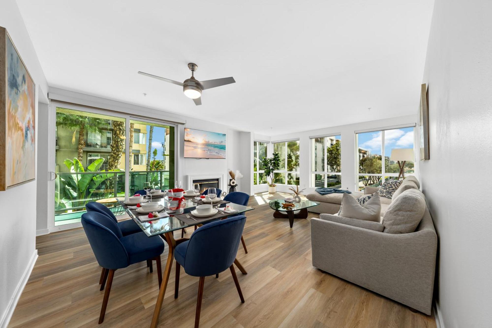 Appartement The Turquoise Lounge - Chic 2br View Pool, Sauna *